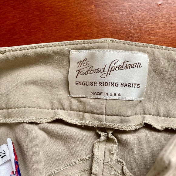 The Tailored Sportsman Girls' Trophy Hunter Front Zip Jodhpur 12 Regular Tan - Picture 6 of 13